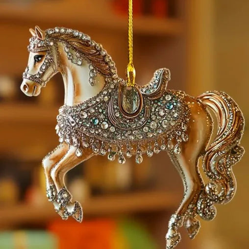Elegant Horse Acrylic Pendant